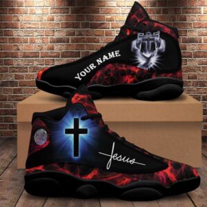 Jesus Sparkle Cross Jesus Faith Basketball Shoes,…