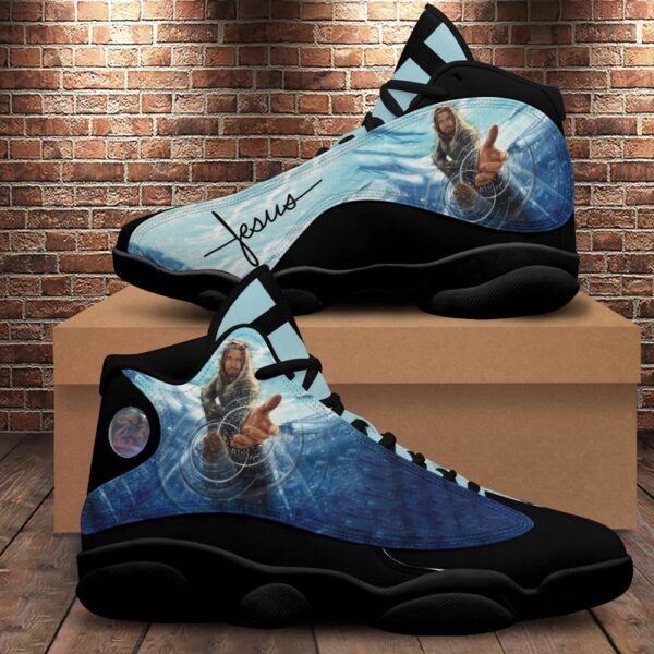 Jesus Takes My Hands Under Water Basketball Shoes, Christian Basketball Shoes, Basketball Shoes 2024