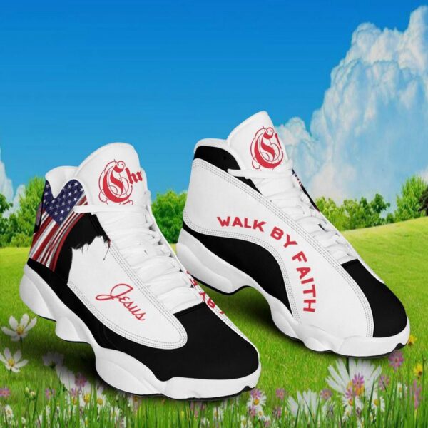 Jesus Walk By Faith Basketball Shoes For Men Women, Christian Basketball Shoes, Basketball Shoes 2024