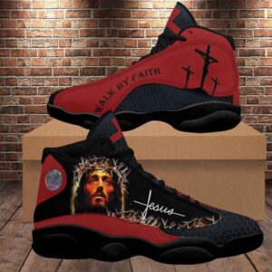 Jesus Walk By Faith Jesus Drawing Art Basketball Shoes For Men Women Christian Basketball Shoes Basketball Shoes 2024 1 ellrmb.jpg