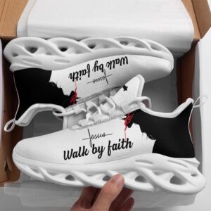Jesus Walk By Faith Running Sneakers Max…