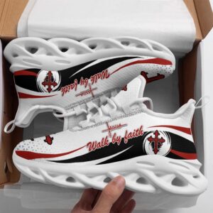 Jesus Walk By Faith Running Sneakers White…