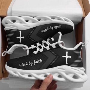 Jesus White Black Running Sneakers 2 Max…