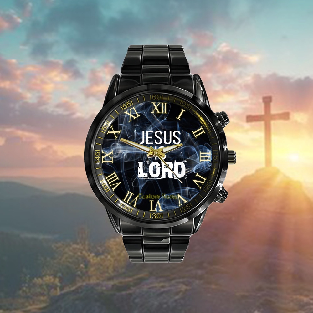 Jesus is Lord Jesus is Lord Watch, Christian Watch, Religious Watches, Jesus Watch