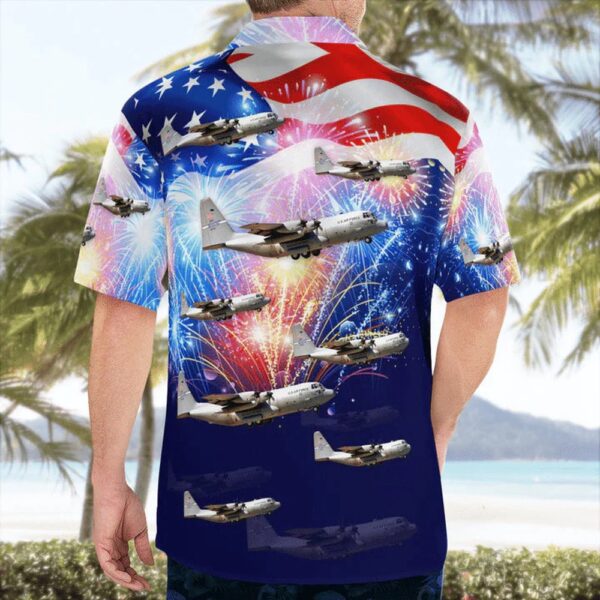 Kentucky Air National Guard 165Th Airlift Squadron Lockheed C-130H Hercules Hawaiian Shirt, 4th Of July Hawaiian Shirt, 4th Of July Shirt