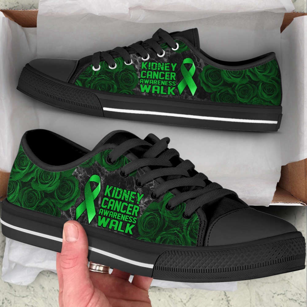 Kidney Cancer Shoes Awareness Walk Low Top Shoes Canvas Shoes, Low Top Designer Shoes, Low Top Sneakers Kidney Cancer Shoes Awareness Walk Low Top Shoes Canvas Shoes, Low Top Designer Shoes, Low Top Sneakers