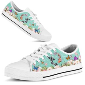 Koi Fish Butterfly Flower Watercolor Low Top Shoes Low Tops Low Top Sneakers 2 vqp1w8.jpg
