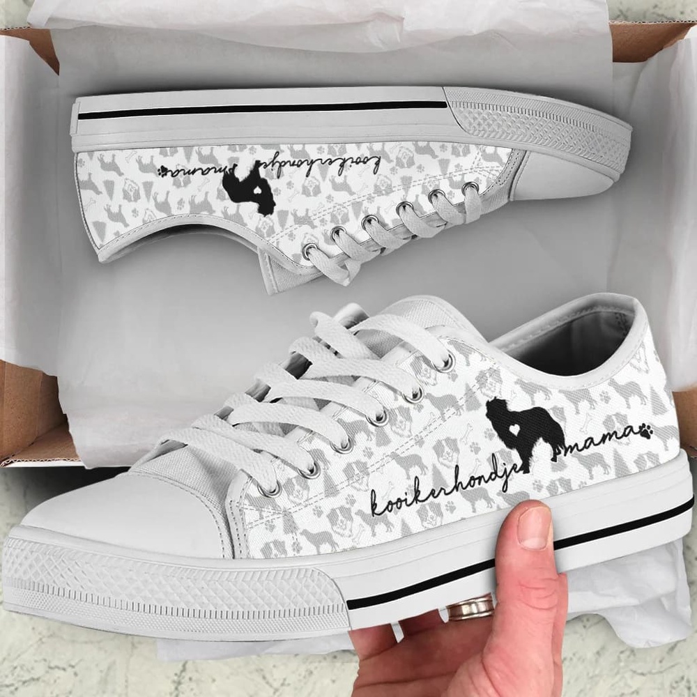Kooikerhondje Low Top Shoes, Designer Low Top Shoes, Low Top Sneakers