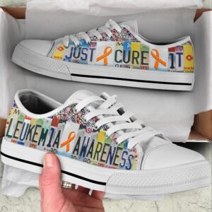 Leukemia Shoes Just Cure It License Plates…