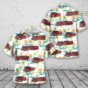 Lewisville, Texas, Lewisville Fire Department Hawaiian Shirt,…