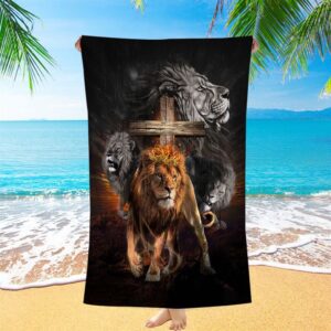 Lion Of Judah Wooden Cross Jesus The…