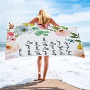 Love The Lord Your God With All Your Heart Beach Towel Christian Beach Towel Beach Towel 2 ffbwjn.jpg