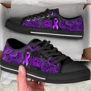 Lupus Shoes Strong Rose Flower Low Top Shoes Low Top Designer Shoes Low Top Sneakers 2 idhfu2.jpg