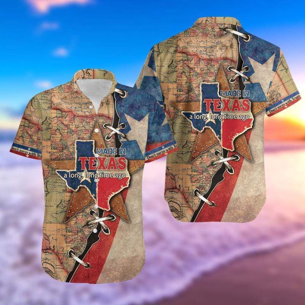 Maden Texas Long Time Ago Unisex Aloha Hawaiian Shirts, Texas Hawaii Shirt, Texas Shirt Maden Texas Long Time Ago Unisex Aloha Hawaiian Shirts, Texas Hawaii Shirt, Texas Shirt