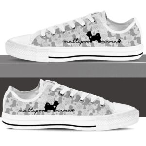 Maltipoo Low Top Shoes Dog Memorial Gift Designer Low Top Shoes Low Top Sneakers 3 jwl4iz.jpg