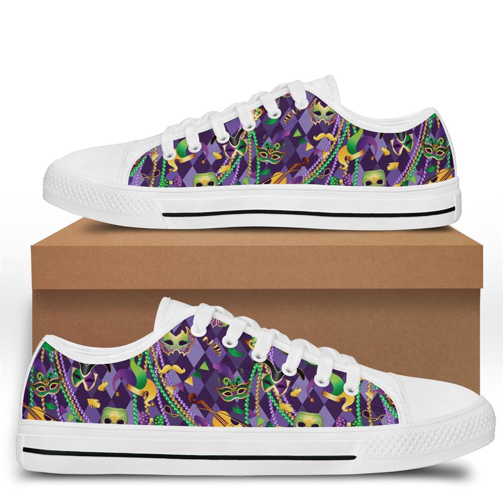 Mardi Gras Shoes Carnival Low Top, Low Top Designer Shoes, Low Top Sneakers