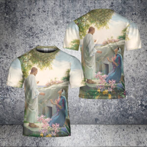 Mary And The Resurrected Christ 3D T-shirt