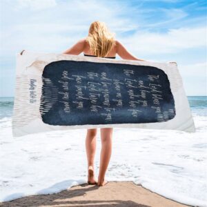 May The Lord Bless You And Keep You Christian Beach Towel Beach Towel 2 tbgxxw.jpg