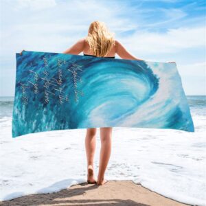 Mightier Than The Waves Of The Sea Beach Towel Christian Beach Towel Beach Towel 2 fyt4la.jpg