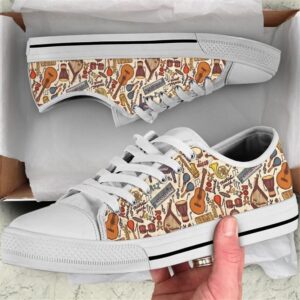 Music Instruments Sketch Canvas Low Top Shoes Low Top Designer Shoes Low Top Sneakers 2 ucws8n.jpg