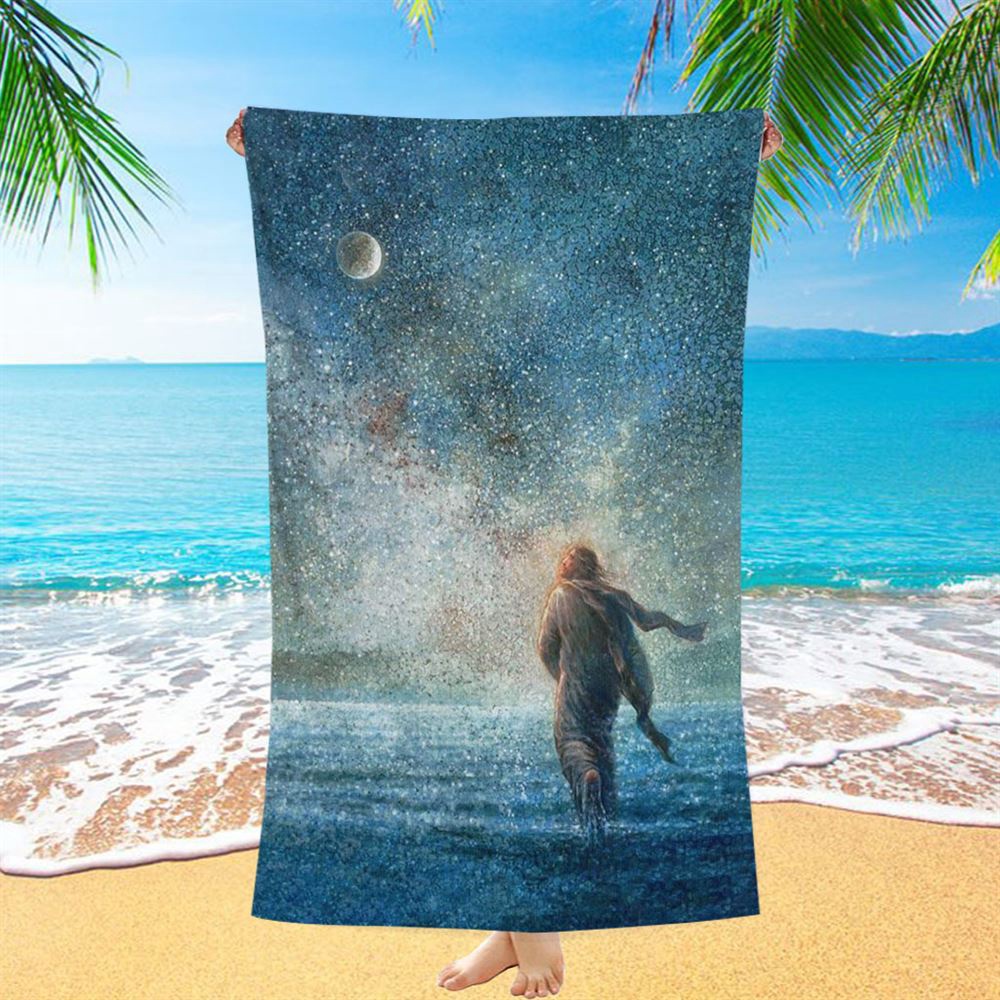 My Father’s Creations Jesus And The Night Beach Towel, Christian Beach Towel, Beach Towel My Father’s Creations Jesus And The Night Beach Towel, Christian Beach Towel, Beach Towel