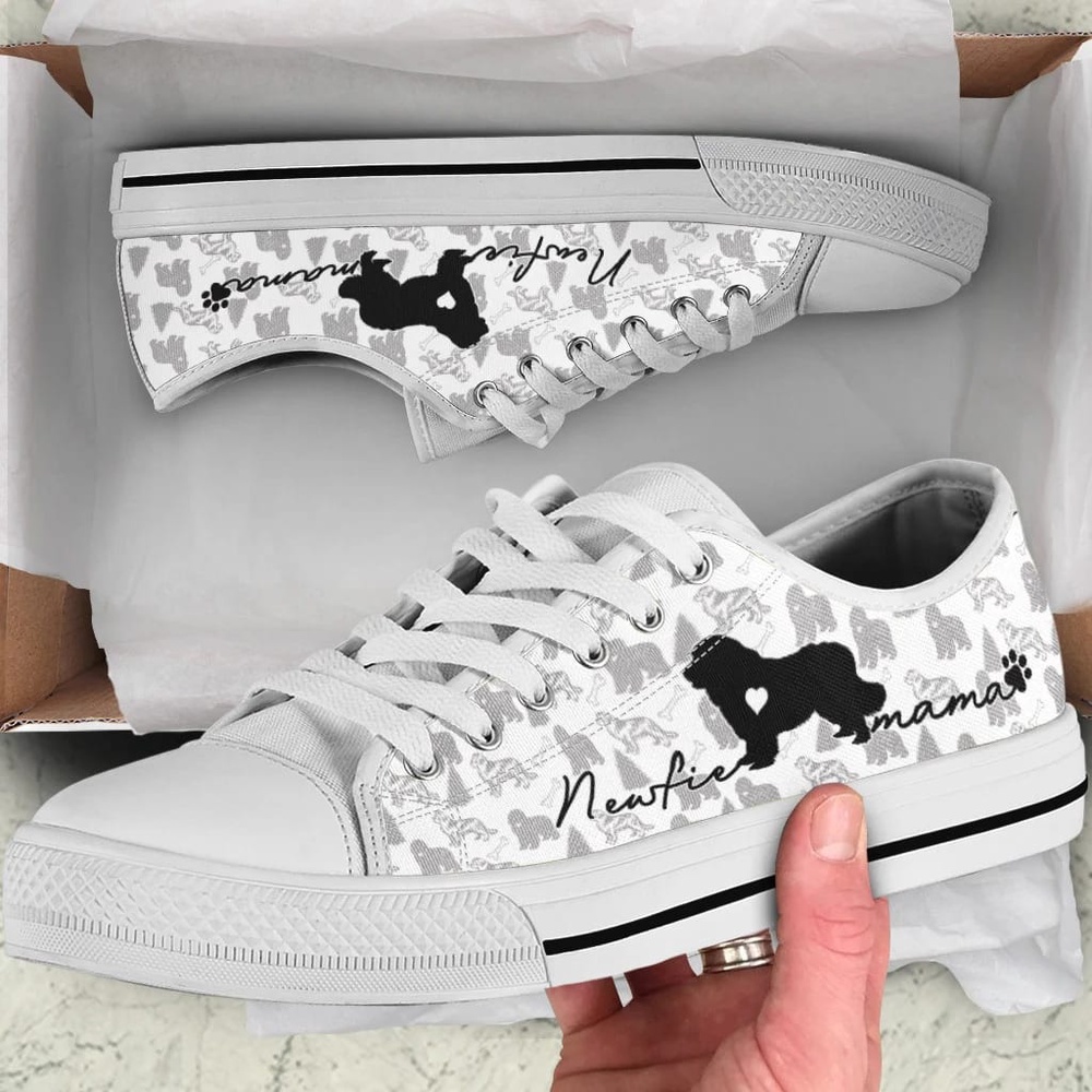 Newfoundland Low Top Shoes, Dog Memorial Gift, Designer Low Top Shoes, Low Top Sneakers Newfoundland Low Top Shoes, Dog Memorial Gift, Designer Low Top Shoes, Low Top Sneakers