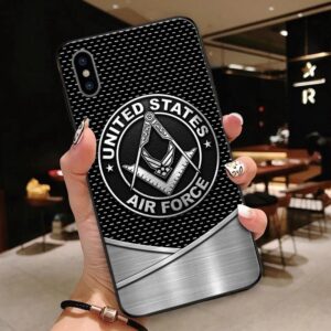 Normal Phone Case All Over Printed United States Air Force Freemason, Military Phone Cases, Air Force Phone Case