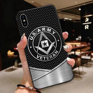 Normal Phone Case All Over Printed United States Army Veteran Freemason, Military Phone Cases, Army Phone Cases
