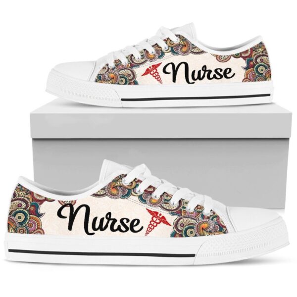 Nurse Love Nurse Low Top Shoes Sneaker, Low Top Designer Shoes, Low Top Sneakers