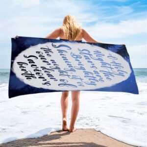 Oh Holy Night The Stars Are Brightly Shining Beach Towel Christian Beach Towel Beach Towel 2 ubdd2g.jpg