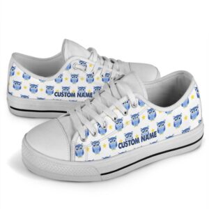 Owl Shoes Owl Sneakers Shoes with Owls Women Shoes Men Shoes Low Tops Low Top Sneakers 2 izagce.jpg