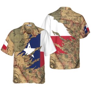Patriotic Texas Hawaiian Shirt, Texas Hawaii Shirt,…
