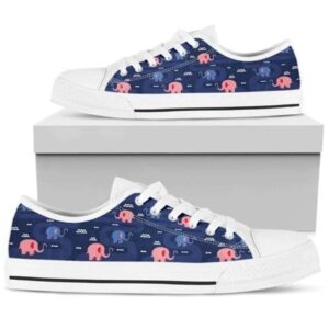 Peace And Love Elephant Low Top Shoes Low Tops Low Top Sneakers 1 hs7efz.jpg