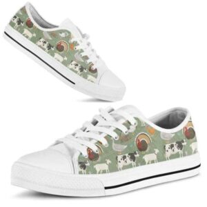 Peaceful Farm Cow Low Top Shoes Low Tops Low Top Sneakers 2 nmyxua.jpg