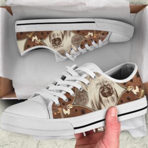 Pekingese Low Top Shoes, Designer Low Top…