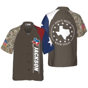 Personalized Don’t Mess With Texas Custom Hawaiian…
