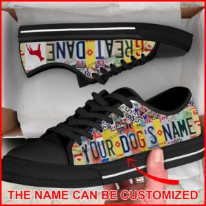Personalized Great Dane License Plates Low Top Sneaker Designer Low Top Shoes Low Top Sneakers 2 mszxtf.jpg