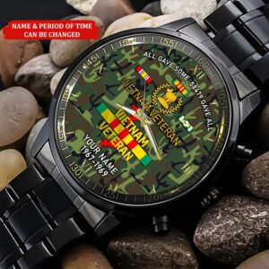 Personalized Name And Time All Gave Some 58479 Gave All Vietnam Veteran Watch Watch Military Men Military Watch Fathers Watches 4 gsx5lx.jpg