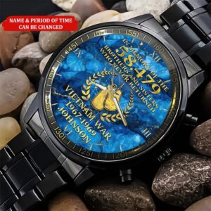 Personalized Name And Time In Memory Of The 58479 Brothers Veteran Watch Watch Military Men Military Watch Fathers Watches 4 k8lqhv.jpg