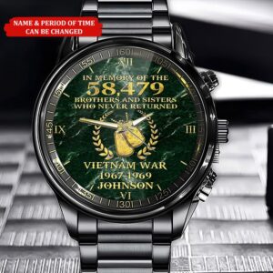 Personalized Name And Time Vietnam Veteran Watch,…