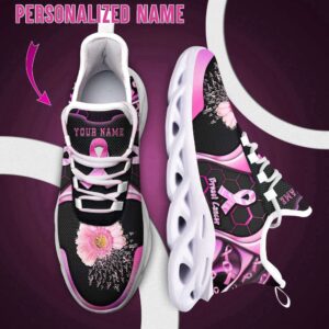 Personalized Name Breast Cancer Awareness Max Shoes…