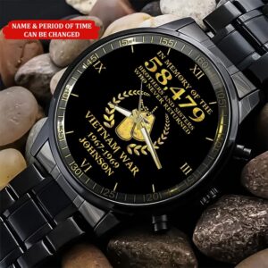 Personalized Name Time 58479 Brothers And Sisters Vietnam Veteran Business Watch Watch Military Men Military Watch Fathers Watches 2 nk0noc.jpg