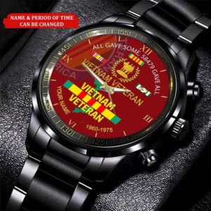 Personalized Name Time All Gave Some 58479 Vietnam Veteran Business Watch Watch Military Men Military Watch Fathers Watches 2 devdkv.jpg