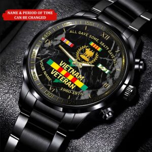 Personalized Name Time All Gave Some Gave All Vietnam Veteran Watch Watch Military Men Military Watch Fathers Watches 2 k2wmlu.jpg