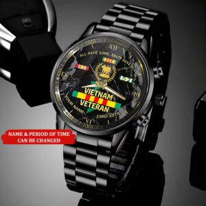 Personalized Name Time All Gave Some Gave All Vietnam Veteran Watch Watch Military Men Military Watch Fathers Watches 3 qninwc.jpg