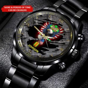 Personalized Name Time Eagle America Vietnam Veteran Business Watch Watch Military Men Military Watch Fathers Watches 2 vc6e7l.jpg