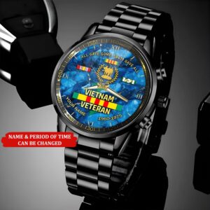 Personalized Name Time Navy Vietnam Veteran Watch Watch Military Men Military Watch Fathers Watches 3 es2kj7.jpg