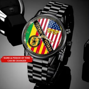 Personalized Name Time United States Army Vietnam Veteran Business Watch Watch Military Men Military Watch Fathers Watches 2 pbnnf2.jpg