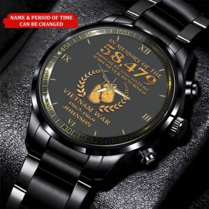 Personalized Name Time Vietnam War Veteran Business Watch Watch Military Men Military Watch Fathers Watches 2 etzmmf.jpg