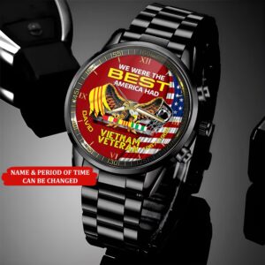 Personalized Name Time We Were The Best America Had Vietnam Veteran Business Watch Watch Military Men Military Watch Fathers Watches 2 xnu3xu.jpg